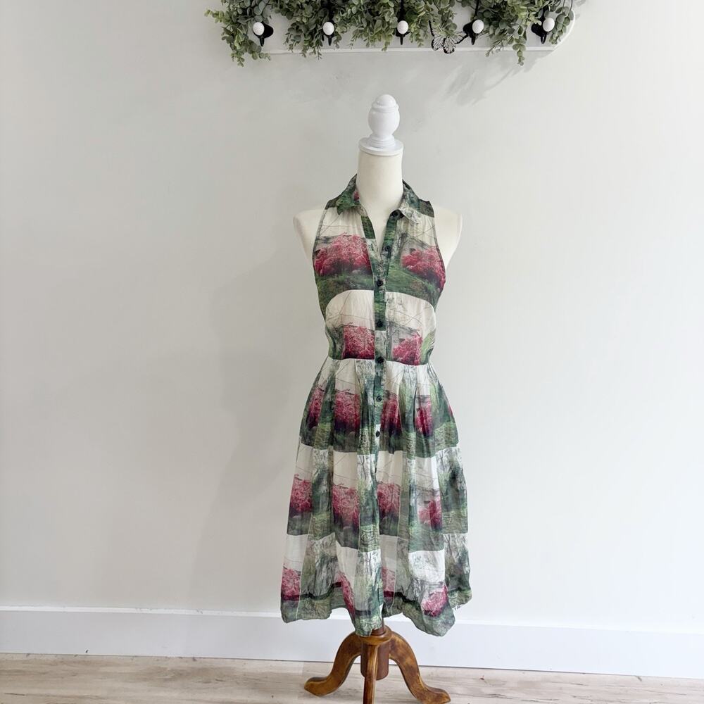 Sarah Ball Photography Crepe Myrtle Anthropologie Dress Garden Print 4 QQ 5838